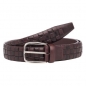 Мъжки кафяв колан с релеф - Italian belts - 115 см Мъжки кафяв колан с релеф - Italian belts - 115 см