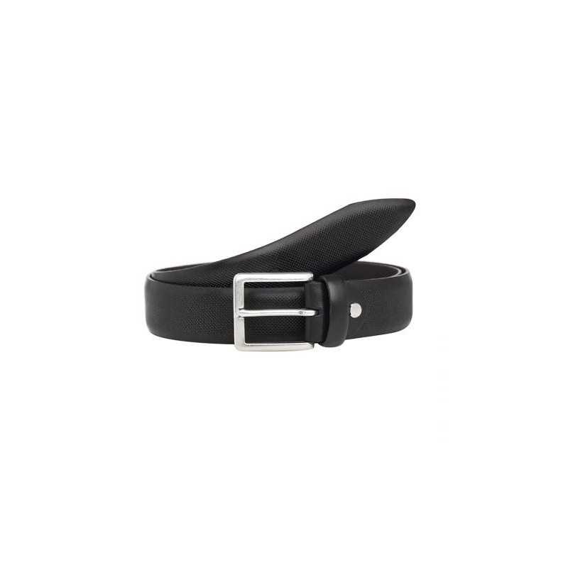 Mъжки стилен колан в черно - Italian belts -115 см Mъжки стилен колан в черно - Italian belts -115 см