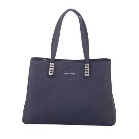 Дамска синя чанта от ЕКО кожа PIERRE CARDIN