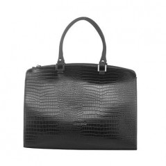 Дамска черна чанта от ЕКО кожа PIERRE CARDIN