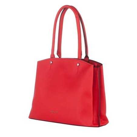 Дамска червена чанта от ЕКО кожа PIERRE CARDIN