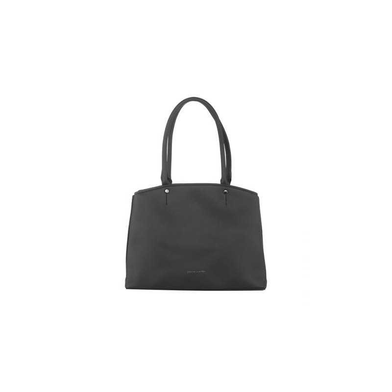 Дамска черна чанта от ЕКО кожа PIERRE CARDIN