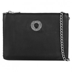 Дамска малка чанта в черен цвят - ROSSI