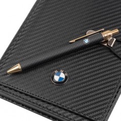 Подаръчен сет от тефтер и химикал на Silver Flame с лого на BMW