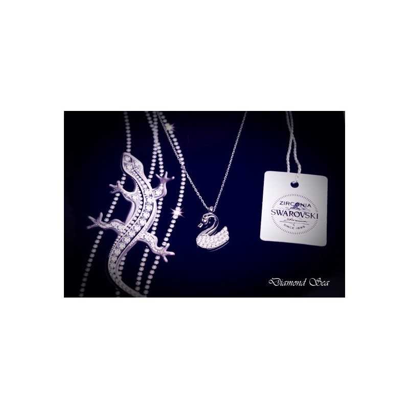 Луксозно сребърно колие с камъни Swarovski. KS002021 NEW Луксозно сребърно колие с камъни Swarovski. KS002021 NEW