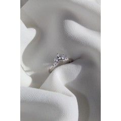 Сребърен пръстен “Корона”