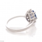 Сребърен пръстен - Капка Естествен Танзанит 0,90 ct. СДП057 Сребърен пръстен - Капка Естествен Танзанит 0,90 ct. СДП057