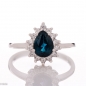 Сребърен пръстен - Естествен Лондон Топаз 1,10 ct. СДП059 Сребърен пръстен - Естествен Лондон Топаз 1,10 ct. СДП059