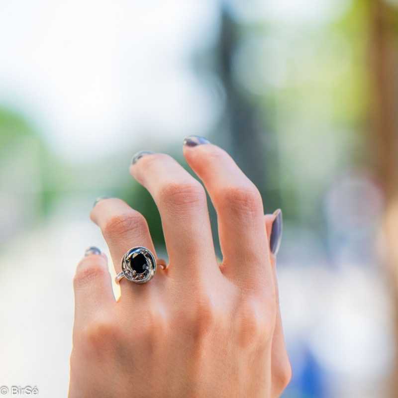 Сребърен пръстен - Естествен Сапфир 1,55 ct. СДП094 Сребърен пръстен - Естествен Сапфир 1,55 ct. СДП094