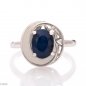 Сребърен пръстен - Естествен Сапфир 1,55 ct. СДП094 Сребърен пръстен - Естествен Сапфир 1,55 ct. СДП094