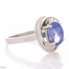 Сребърен пръстен - Естествен Танзанит 1 35 ct.