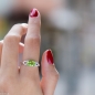 Сребърен пръстен - Естествен Перидот 1,35 ct. СДП106 Сребърен пръстен - Естествен Перидот 1,35 ct. СДП106