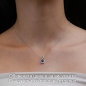 Сребърна висулка - Естествен Сапфир 0,65 ct. СВ026