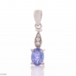 Сребърна висулка - Естествен Танзанит 0,48 ct. СВ028