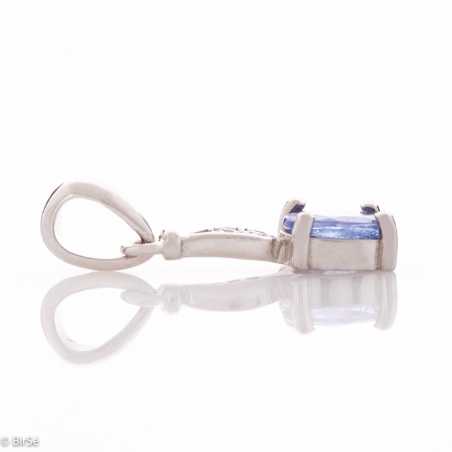 Сребърна висулка - Естествен Танзанит 0,48 ct. СВ028