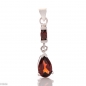 Сребърна висулка - Естествен Гранат 1,57 ct. СВ054