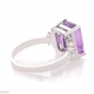 Сребърен пръстен Багет - Естествен Аметист 2,40 ct. СДП164 Сребърен пръстен Багет - Естествен Аметист 2,40 ct. СДП164