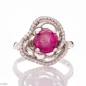 Сребърен пръстен - Естествен Рубин Цвете 1,05 ct. СДП169 Сребърен пръстен - Естествен Рубин Цвете 1,05 ct. СДП169