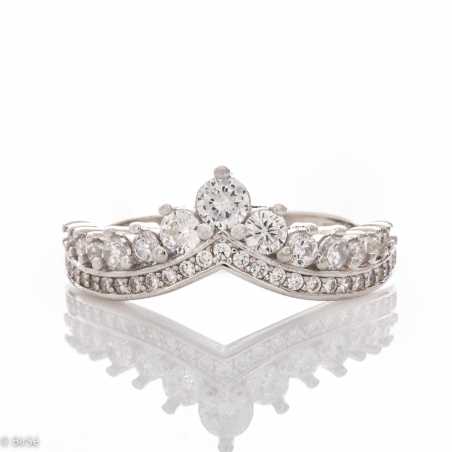 Сребърен пръстен - Кралска Корона СДП025