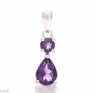 Сребърна висулка - Естествен Аметист 1,05 ct. СВ095
