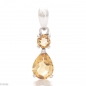Сребърна висулка - Естествен Цитрин 1,05 ct. СВ098