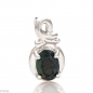 Сребърна висулка - Естествен Черен Опал 0,47 ct. СВ25