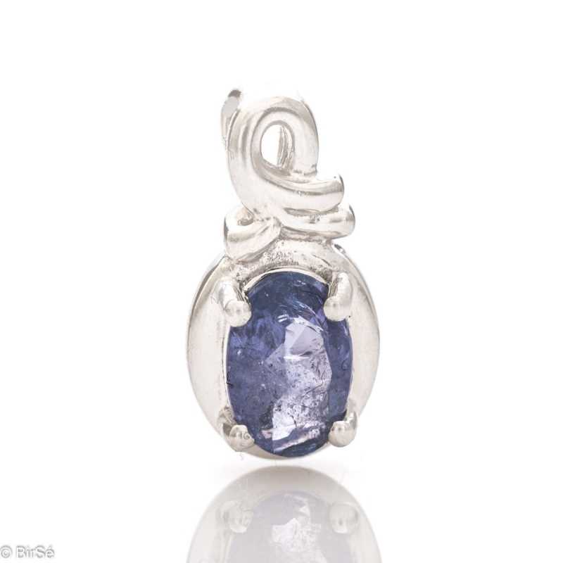 Сребърна висулка - Естествен Танзанит 0,89 ct. СВ49