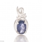 Сребърна висулка - Естествен Танзанит 0,89 ct. СВ49