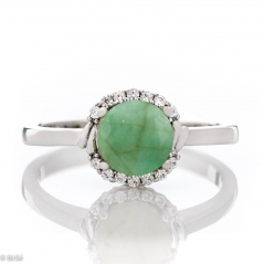 Сребърен пръстен - Естествен Изумруд 2,50 ct. СДП178