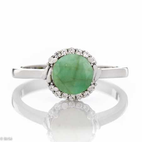 Сребърен пръстен - Естествен Изумруд 2,50 ct. СДП178