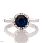 Сребърен пръстен - Естествен Сапфир 2,25 ct. СДП179 Сребърен пръстен - Естествен Сапфир 2,25 ct. СДП179