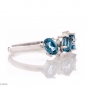 Сребърен пръстен - Естествен Лондон Топаз 1,71 ct. СДП160 Сребърен пръстен - Естествен Лондон Топаз 1,71 ct. СДП160