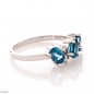 Сребърен пръстен - Естествен Лондон Топаз 1,71 ct. СДП160 Сребърен пръстен - Естествен Лондон Топаз 1,71 ct. СДП160