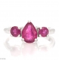 Сребърен пръстен - Естествен Рубин 1,68 ct. СДП194 Сребърен пръстен - Естествен Рубин 1,68 ct. СДП194