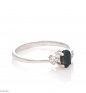 Сребърен пръстен - Естествен Черен Опал 0,78 ct. СДП201 Сребърен пръстен - Естествен Черен Опал 0,78 ct. СДП201