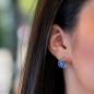 Сребърни обеци - Естествен Танзанит 2,70 ct. СО242 Сребърни обеци - Естествен Танзанит 2,70 ct. СО242
