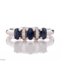 Сребърен пръстен - Естествени Сапфири 1,05 ct СДП317 Сребърен пръстен - Естествени Сапфири 1,05 ct СДП317