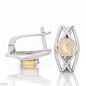 Сребърни Обеци - Естествен Опал 1,14 ct. СО364 Сребърни Обеци - Естествен Опал 1,14 ct. СО364