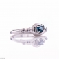 Сребърен Пръстен - Естествен Лондон Топаз 0,19 ct. СДП337