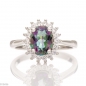 Сребърен пръстен - Естествен Мистик топаз 1,60 ct. СДП341