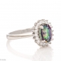 Сребърен пръстен - Естествен Мистик топаз 1,60 ct. СДП341