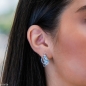 Сребърни Обеци - Естествен Син Топаз 5,36 ct. СО369 Сребърни Обеци - Естествен Син Топаз 5,36 ct. СО369