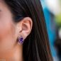 Сребърни обеци - Естествен Аметист 4,16 ct. СО386 Сребърни обеци - Естествен Аметист 4,16 ct. СО386