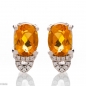 Сребърни Обеци - Естествен Цитрин 2,50 ct. СО405 Сребърни Обеци - Естествен Цитрин 2,50 ct. СО405