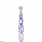 Сребърна висулка - Естествен танзанит 0,80 ct. СВ325