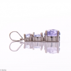 Сребърна висулка - Естествен танзанит 0,80 ct. СВ325