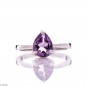 Сребърен пръстен - Естествен аметист 0,65 ct. СДП496 Сребърен пръстен - Естествен аметист 0,65 ct. СДП496