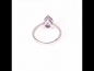 Сребърен пръстен - Естествен аметист 0,65 ct. СДП496 Сребърен пръстен - Естествен аметист 0,65 ct. СДП496