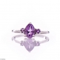 Сребърен пръстен - Естествен Аметист 1,33 ct. СДП504 Сребърен пръстен - Естествен Аметист 1,33 ct. СДП504