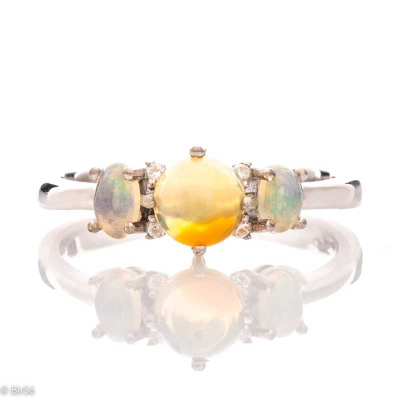 Сребърен пръстен - Естествен Опал 1,32 ct. СДП519 Сребърен пръстен - Естествен Опал 1,32 ct. СДП519